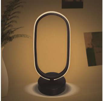 2025LED stalinė lempa miegamajam prie lovos, trijų spalvų, pritemdoma naktinė lemputė, kūrybingas restoranas, kavinė, šviečianti dekoratyvinė stalo lempa