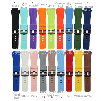Нов модел, подходящ за 22 мм силиконова каишка за Samsung Gear S4Sport S4 силиконова каишка Производител на каишки за Samsung