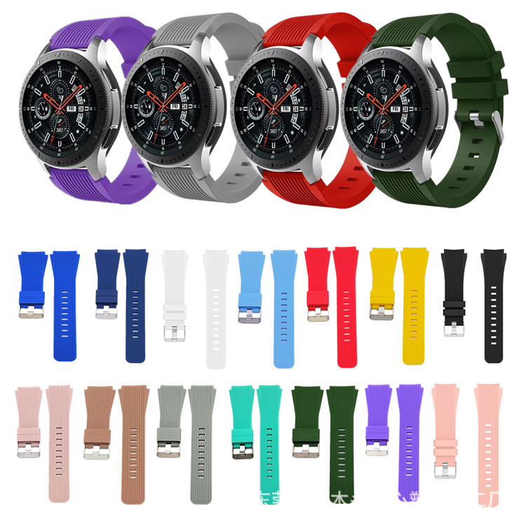 Novi model pogodan za 22 mm silikonski remen za Samsung Gear S4Sport S4 silikonski remen Proizvođač remena za Samsung