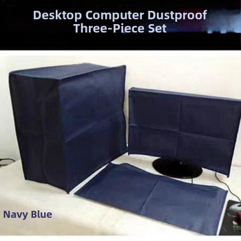 Kompiuterio dangtelio darbalaukio dulkių dangtelis 32 19 22 24 27 29 colių LCD pagrindinio kompiuterio dangtelis, medžiaginis klaviatūros dangtelis