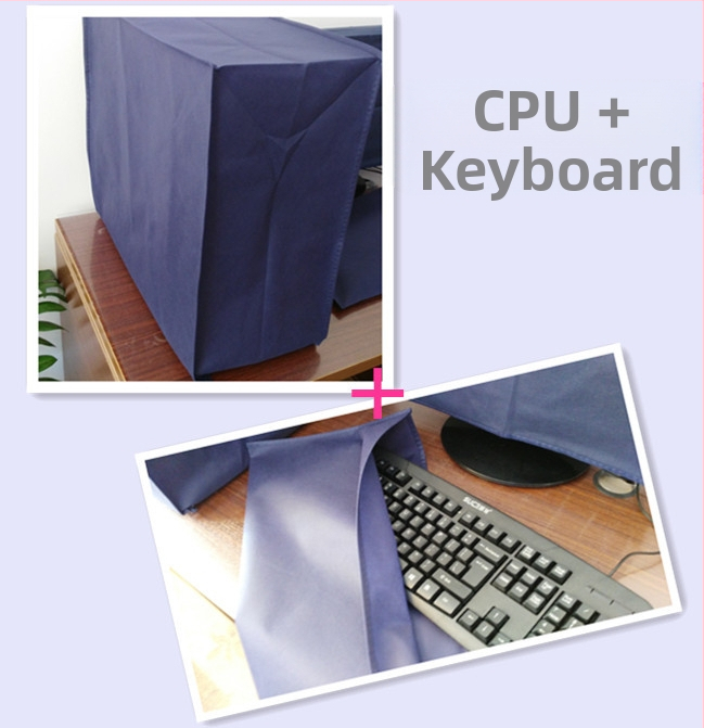 Kompiuterio dangtelio darbalaukio dulkių dangtelis 32 19 22 24 27 29 colių LCD pagrindinio kompiuterio dangtelis, medžiaginis klaviatūros dangtelis