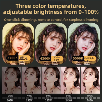 „Shadow Source“ tiesioginės transliacijos užpildymo šviesa fotografijos šviesa apšvietimas švelni šviesos dėžutė studijos rinkinys tiesioginės transliacijos kambario užpildymo šviesa didmeninė prekyba