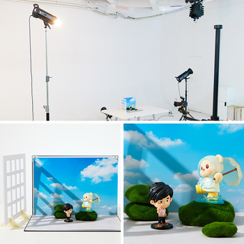 Sabiezināts fotogrāfijas kartons 1+7/8/9/10 fona papīrs foto fona komplekts fotografēšanas aksesuāri fotografēšanas fona dēlis