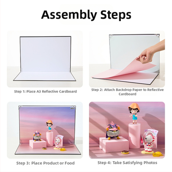 Sabiezināts fotogrāfijas kartons 1+7/8/9/10 fona papīrs foto fona komplekts fotografēšanas aksesuāri fotografēšanas fona dēlis