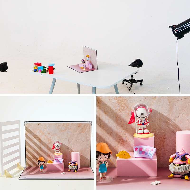 Sabiezināts fotogrāfijas kartons 1+7/8/9/10 fona papīrs foto fona komplekts fotografēšanas aksesuāri fotografēšanas fona dēlis