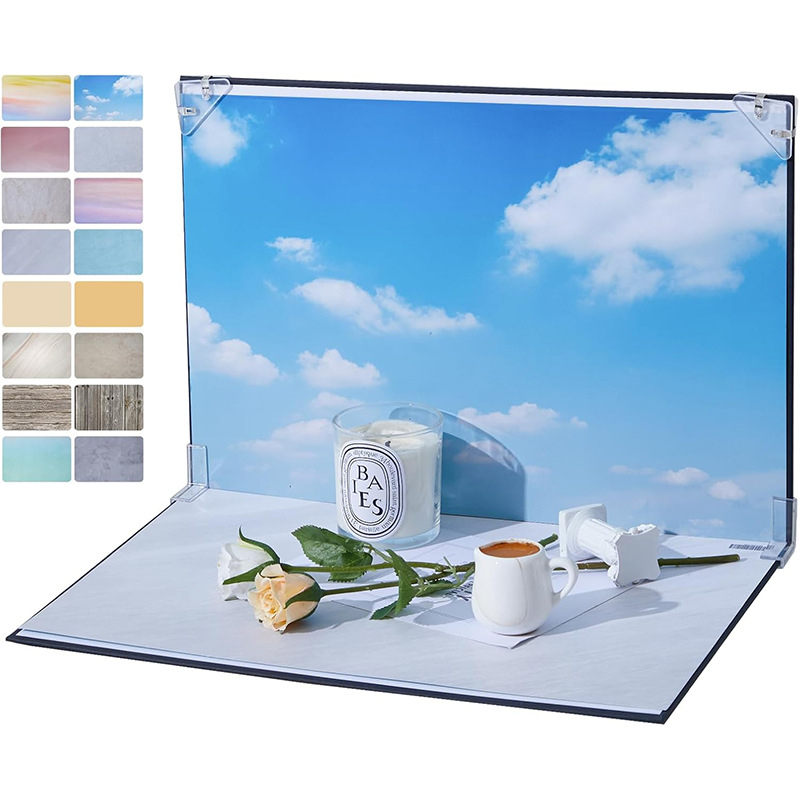 Sabiezināts fotogrāfijas kartons 1+7/8/9/10 fona papīrs foto fona komplekts fotografēšanas aksesuāri fotografēšanas fona dēlis