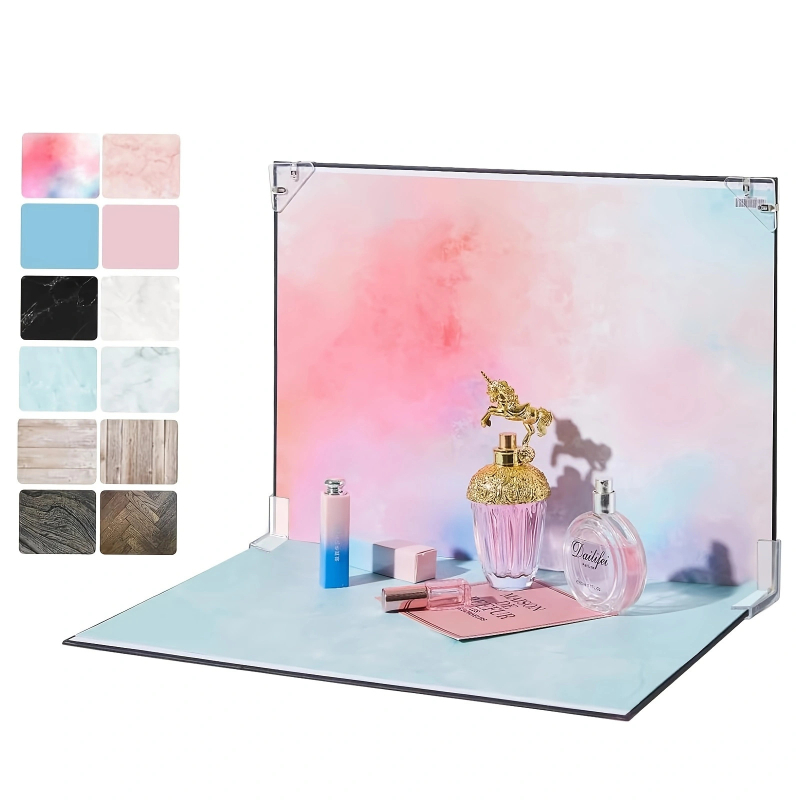 Sabiezināts fotogrāfijas kartons 1+7/8/9/10 fona papīrs foto fona komplekts fotografēšanas aksesuāri fotografēšanas fona dēlis