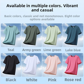 Factory M-12XL Plus Size Ανδρικό T-shirt με Λεπτή Στρογγυλή Λαιμόκοψη και Γρήγορο Στέγνωμα, Κοντομάνικο, Καλοκαιρινό, Λεπτό, Μακρύ T-shirt με Μισό Μανίκια