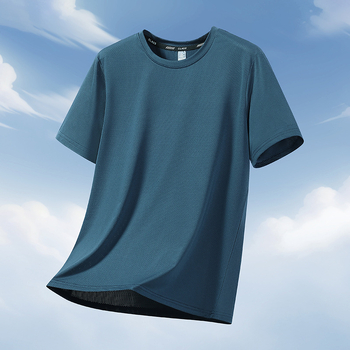 Factory M-12XL Plus Size Ανδρικό T-shirt με Λεπτή Στρογγυλή Λαιμόκοψη και Γρήγορο Στέγνωμα, Κοντομάνικο, Καλοκαιρινό, Λεπτό, Μακρύ T-shirt με Μισό Μανίκια