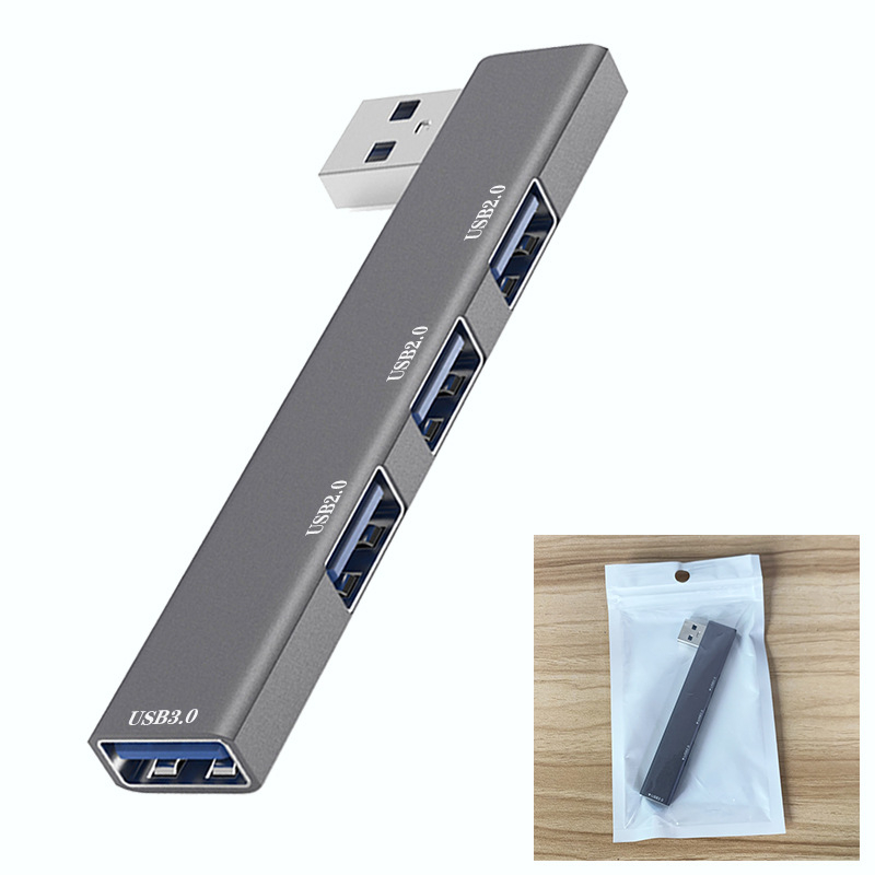 Számítógép alumíniumötvözet 3.0 notebook usb multi-interfész typec bővítő dokkoló vezeték nélküli HUB kábelelosztó