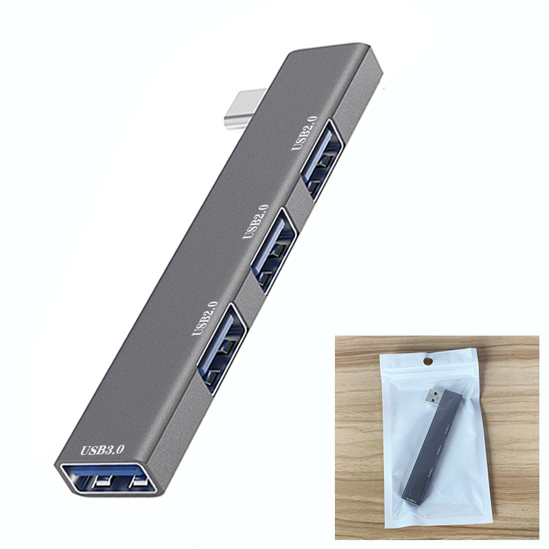 Számítógép alumíniumötvözet 3.0 notebook usb multi-interfész typec bővítő dokkoló vezeték nélküli HUB kábelelosztó