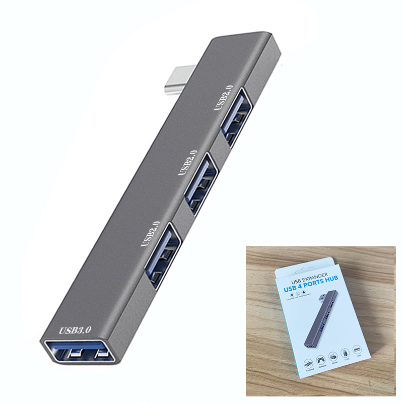 Számítógép alumíniumötvözet 3.0 notebook usb multi-interfész typec bővítő dokkoló vezeték nélküli HUB kábelelosztó