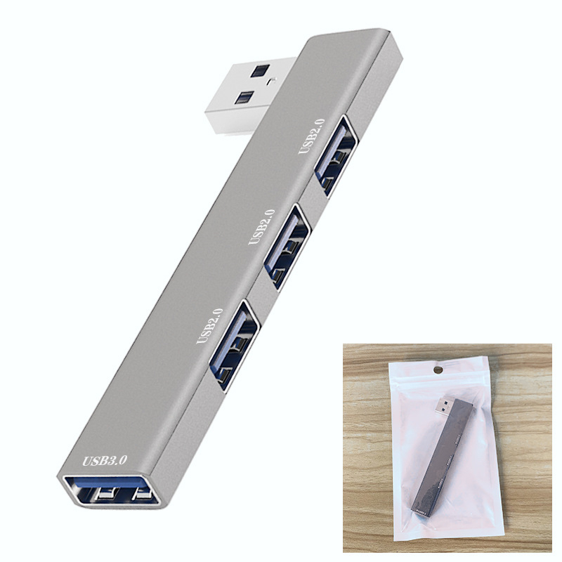 Számítógép alumíniumötvözet 3.0 notebook usb multi-interfész typec bővítő dokkoló vezeték nélküli HUB kábelelosztó
