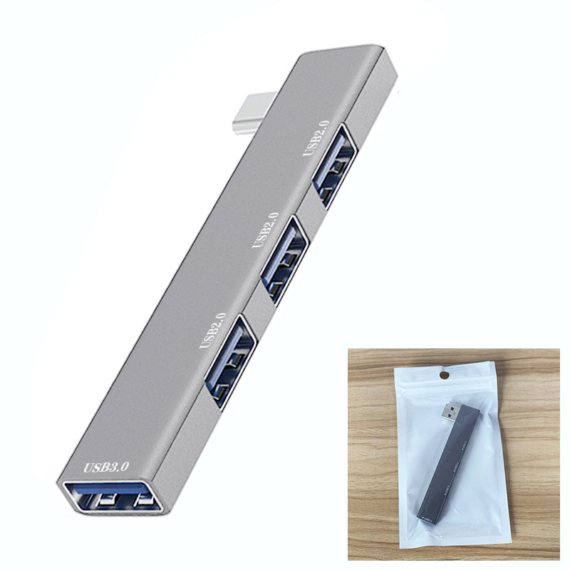 Számítógép alumíniumötvözet 3.0 notebook usb multi-interfész typec bővítő dokkoló vezeték nélküli HUB kábelelosztó