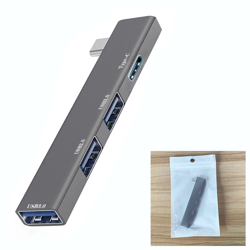 Számítógép alumíniumötvözet 3.0 notebook usb multi-interfész typec bővítő dokkoló vezeték nélküli HUB kábelelosztó