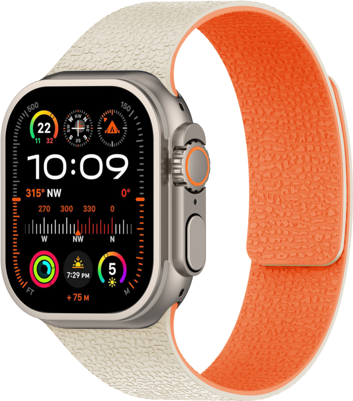 Κατάλληλο για Apple Iwatches10, Huawei Gt, Xiaomi S4, Samsung, S11, σιλικόνη με μαλακή μαγνητική βεντούζα και λουράκι ρολογιού