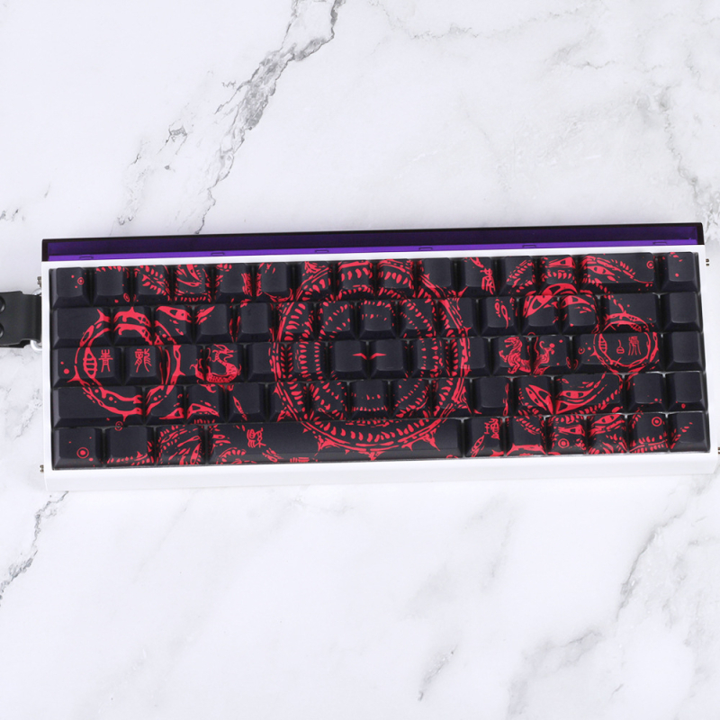 Modifikacija tipkovnice s PBT sublimacijom u retro stilu tinte, pejzažna šuma bambusa, pogodna za 60/68 Peremei Plus Lion Mu Aiyan