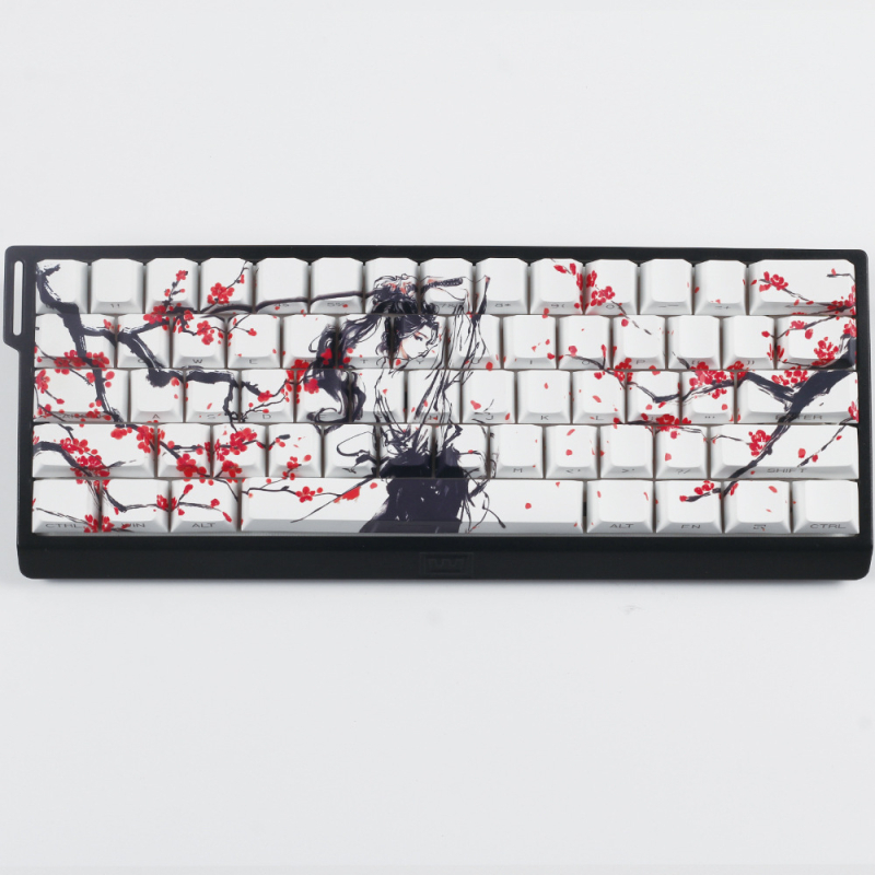 Modifikacija tipkovnice s PBT sublimacijom u retro stilu tinte, pejzažna šuma bambusa, pogodna za 60/68 Peremei Plus Lion Mu Aiyan