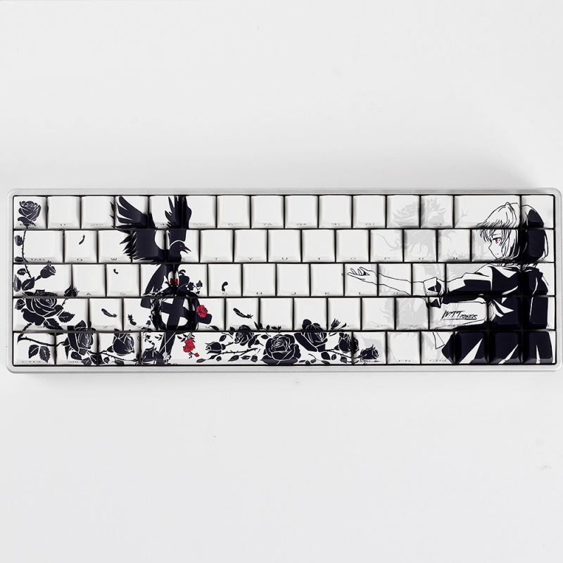 Modifikacija tipkovnice s PBT sublimacijom u retro stilu tinte, pejzažna šuma bambusa, pogodna za 60/68 Peremei Plus Lion Mu Aiyan