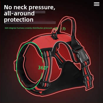 Amazon Θωρακικό γιλέκο για κατοικίδια πλάτης, ανθεκτικό σε εκρήξεις, αντανακλαστικό στήθος πλάτης, μεγάλο στήθος σκύλου, πλάτη έλξης, κοστούμι σχοινιού