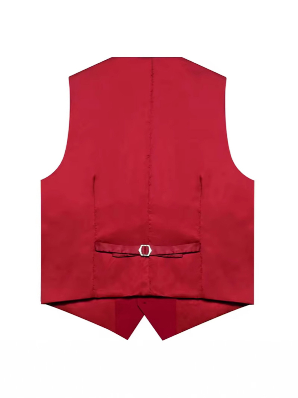 „Crossborder Aliexpress“ vyriška viduramžių stiliaus retro stiliaus liemenė su viengubu viršumi