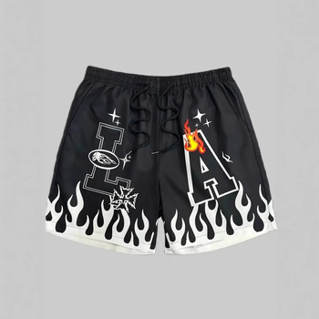 Μοντέρνα ανδρικά και γυναικεία casual σορτς με ψηφιακή εκτύπωση, καλοκαιρινά νέα, φαρδιά σορτς 3D μόδας