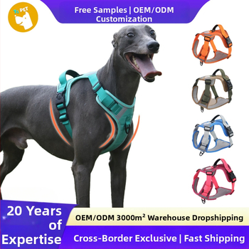 Nový cezhraničný hrudný popruh pre veľkých psov, protišmyková vesta odolná voči výbuchu, priedušná vesta s produktmi pre domáce zvieratá