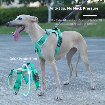 Νέο διασυνοριακό μεγάλο λουρί στήθους σκύλου, αντιεκρηκτικό γιλέκο, αναπνεύσιμο, χονδρικής πώλησης προϊόντων κατοικίδιων ζώων