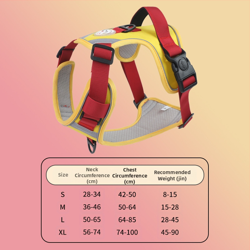 Nový cezhraničný hrudný popruh pre veľkých psov, protišmyková vesta odolná voči výbuchu, priedušná vesta s produktmi pre domáce zvieratá