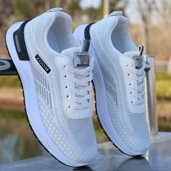 [Talpă moale antiderapantă] Pantofi sport pentru bărbați, primăvară și vară, respirabil, cu plasă, pantofi sport cu talpă moale antiderapantă, pantofi de alergare pentru bărbați, verde