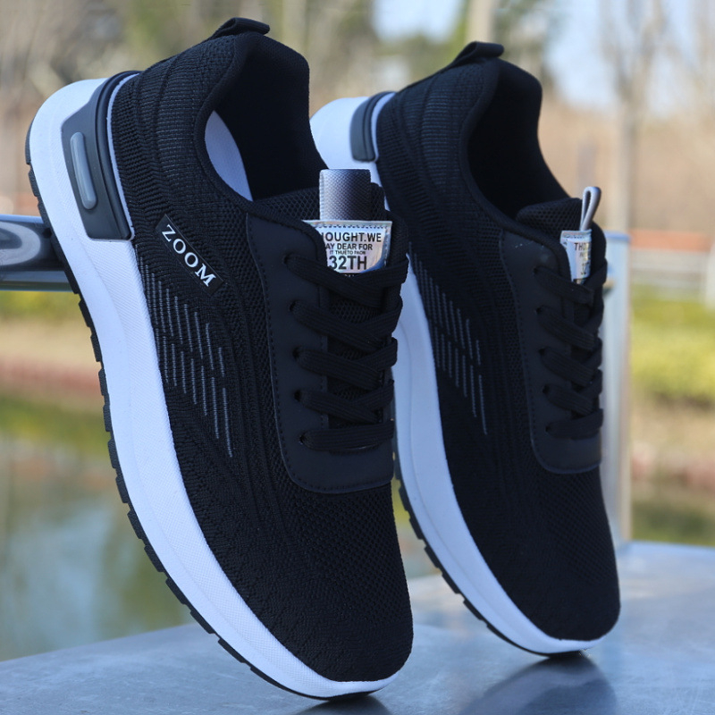 [Talpă moale antiderapantă] Pantofi sport pentru bărbați, primăvară și vară, respirabil, cu plasă, pantofi sport cu talpă moale antiderapantă, pantofi de alergare pentru bărbați, verde