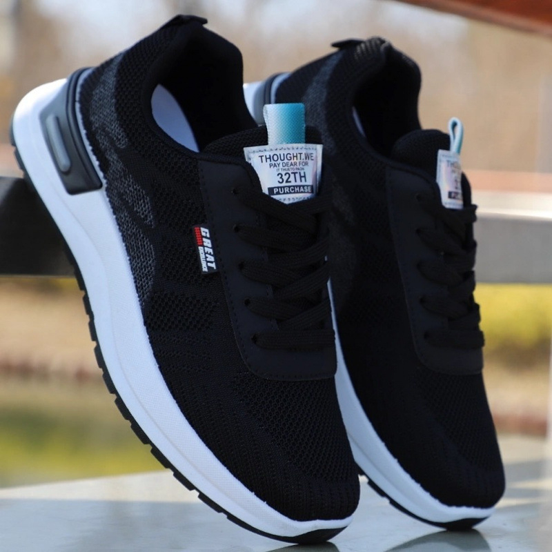 [Talpă moale antiderapantă] Pantofi sport pentru bărbați, primăvară și vară, respirabil, cu plasă, pantofi sport cu talpă moale antiderapantă, pantofi de alergare pentru bărbați, verde