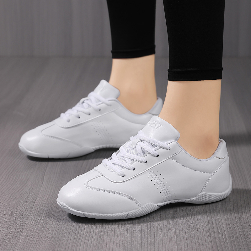 Sacensību apavi kultūrismam, vīriešu un sieviešu, mīksti apakšdaļas sieta, elpojoši karsējmeiteņu apavi, vingrošanas apavi, īpaši paredzēti komandu sacensībām