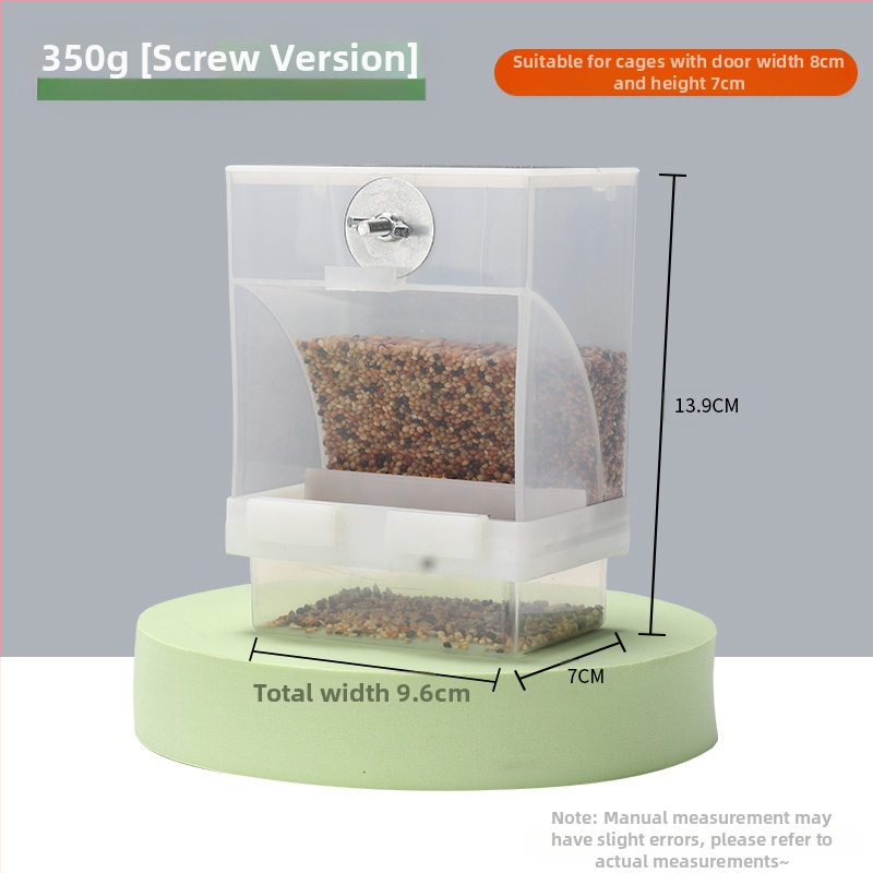 Papūgų paukščių maisto dėžutė su apsauga nuo išsibarstymo, automatinis tiektuvas su apsauga nuo taškymosi, išorinis paukščių lesyklėlė, tigro odos bijūnų imitacija, Xuan Feng paukščių reikmenys