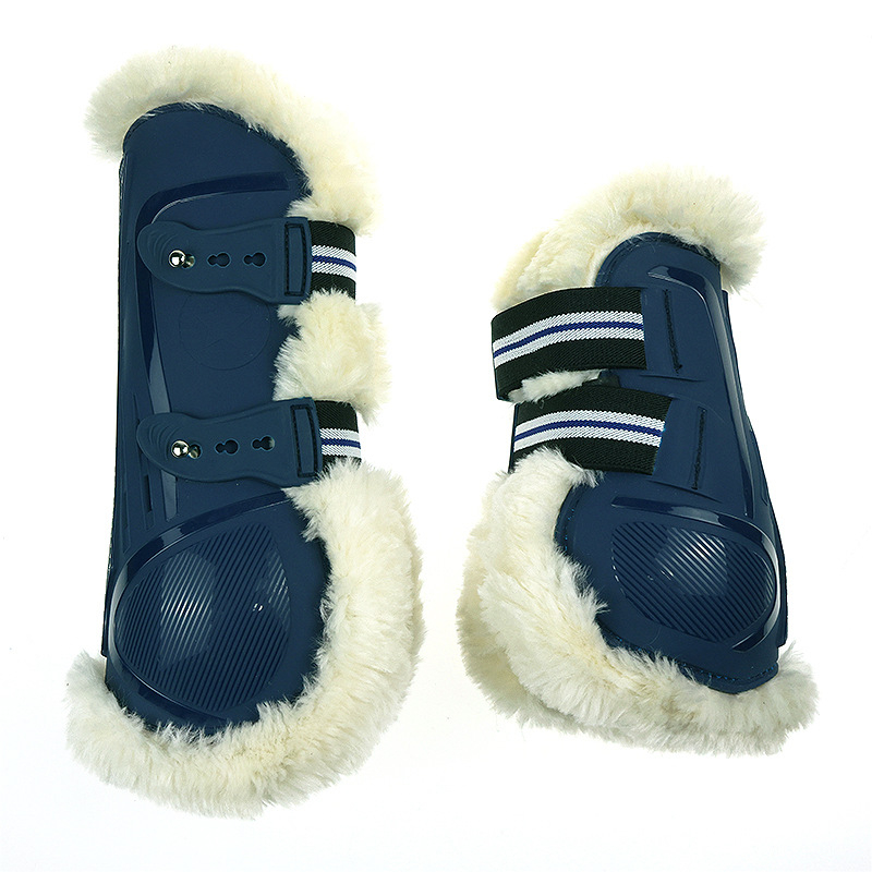 Nr 14 takistussõidu hobuse säärised, PU kest, kõrge villaimitatsiooniga sisepolster, pehmed ja soojad