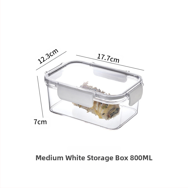Šviežio laikymo dėžutė maistiniam šaldytuvui, speciali laikymo dėžutė šaldytiems produktams, sandari dėžutė su dangteliu, maisto riešutai, vaisiai, maisto stiklainis