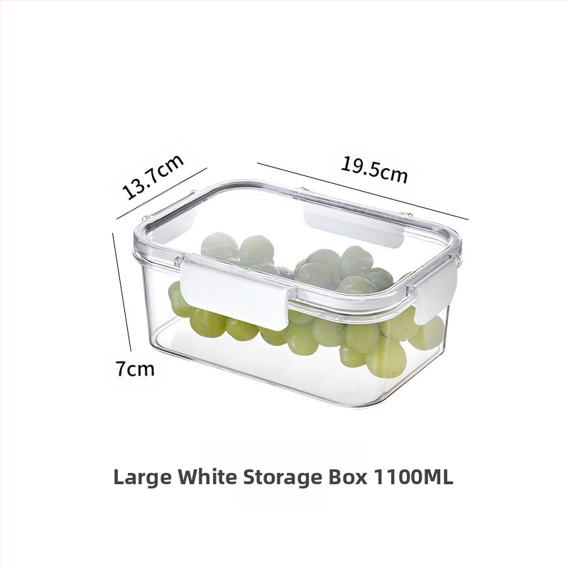 Šviežio laikymo dėžutė maistiniam šaldytuvui, speciali laikymo dėžutė šaldytiems produktams, sandari dėžutė su dangteliu, maisto riešutai, vaisiai, maisto stiklainis