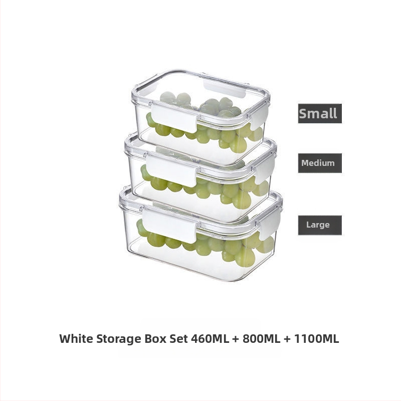 Šviežio laikymo dėžutė maistiniam šaldytuvui, speciali laikymo dėžutė šaldytiems produktams, sandari dėžutė su dangteliu, maisto riešutai, vaisiai, maisto stiklainis