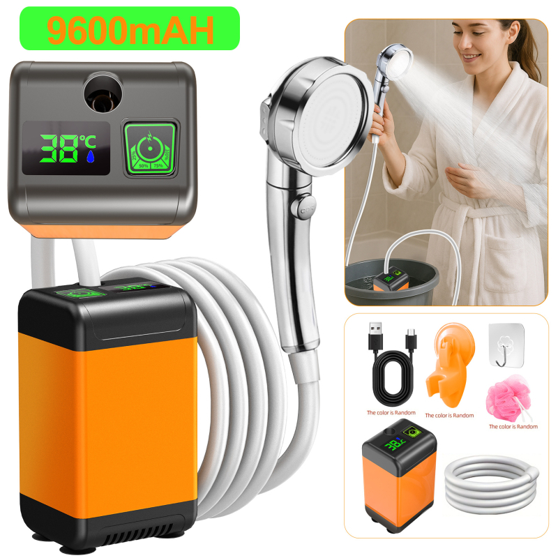 Pistikupesavaba maapiirkonna lihtne duššidušš ehitusplatsil välistingimustes üliõpilaste ühiselamu vannitoa artefaktiga laetav majapidamisdušš