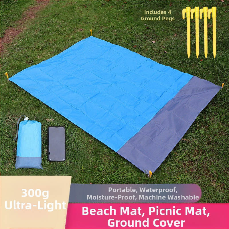 Välispikniku matt, rannamatt, taskuga matkamatt, mereäärne kaasaskantav kokkupandav rannavastane matt, dropshipping