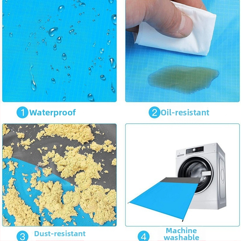 Постелка за пикник на открито, постелка за плаж, джобна постелка за къмпинг, преносима сгъваема постелка за плаж край морето, дропшипинг