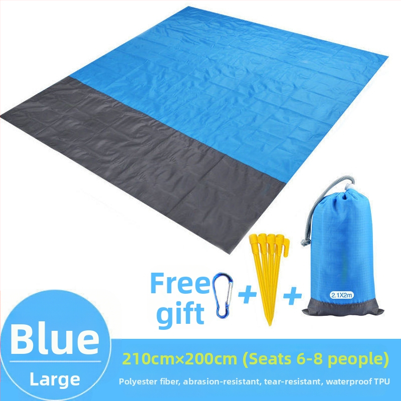 Välispikniku matt, rannamatt, taskuga matkamatt, mereäärne kaasaskantav kokkupandav rannavastane matt, dropshipping