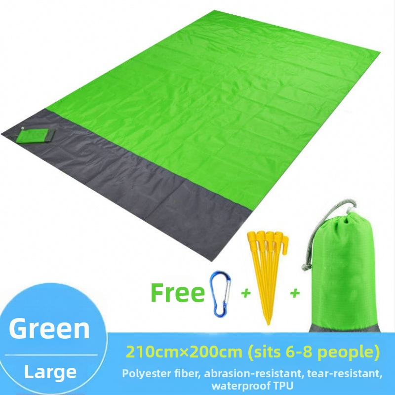 Välispikniku matt, rannamatt, taskuga matkamatt, mereäärne kaasaskantav kokkupandav rannavastane matt, dropshipping