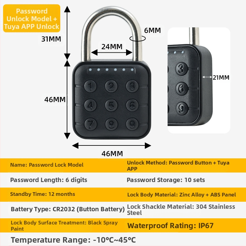 Välistingimustes hoiustatava sõrmejälje tabaluku allikas Tootja otsemüük Bluetoothi sõrmejäljelukk Sõrmejälje tabalukk