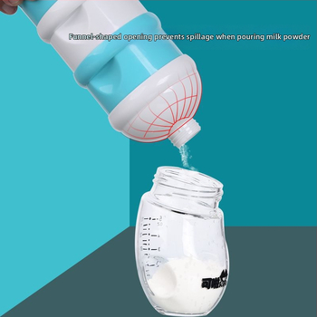 Κουτί αποθήκευσης βρεφικής τροφής, κουτί σνακ, τρία διαμερίσματα, περιστρεφόμενο κουτί γάλακτος σε σκόνη, περιστρεφόμενο διαμέρισμα αποθήκευσης γάλακτος σε σκόνη, διαμέρισμα γάλακτος σε σκόνη