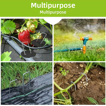 U formos įžeminimo vinys 15 cm plastikinės tarpinės vejos vinys sodo palapinei, vėjui atsparios vinys, cinkuotos fiksuotos vinys, žolei atsparios medžiaginės įžeminimo vinys