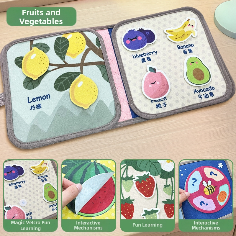 Atsparus ašaroms medžiaginis sąsiuvinis, plaunamas medžiaginis sąsiuvinis, kramtomas ankstyvojo ugdymo žaislas kūdikiams 6–12 mėnesių