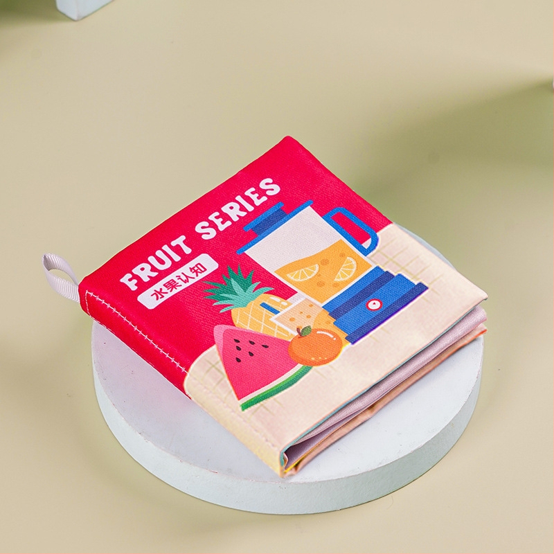 Atsparus ašaroms medžiaginis sąsiuvinis, plaunamas medžiaginis sąsiuvinis, kramtomas ankstyvojo ugdymo žaislas kūdikiams 6–12 mėnesių