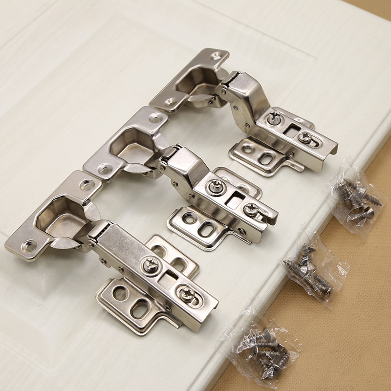 Hidrauliski buferējoša nerūsējošā tērauda eņģe, slēpta 180 grādu skapja durvju locīšana, lidmašīnas eņģe, LED gaismas rūpnīcas tiešā pārdošana