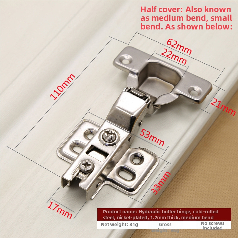 Hidrauliski buferējoša nerūsējošā tērauda eņģe, slēpta 180 grādu skapja durvju locīšana, lidmašīnas eņģe, LED gaismas rūpnīcas tiešā pārdošana